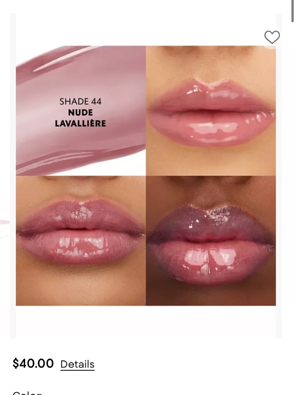 Yves Saint Laurent YSL Loveshine Plumping Lip Oil Gloss with Hyaluronic Acid